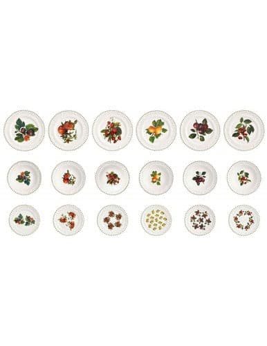 Servizio tavola 18 pz le primizie new bone china