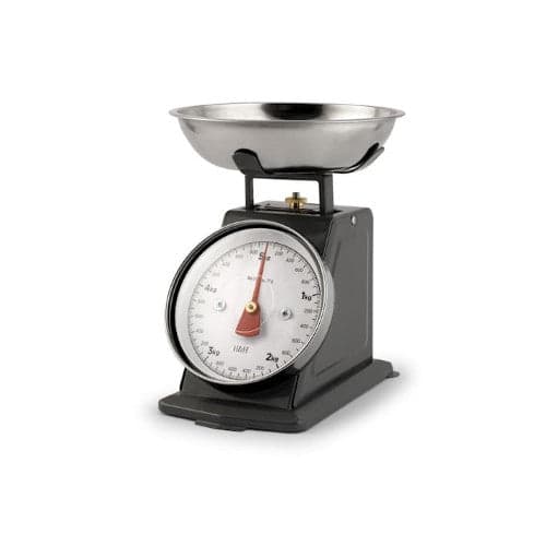 Bilancia cucina meccanica in acciaio inox colore antraciteH&H