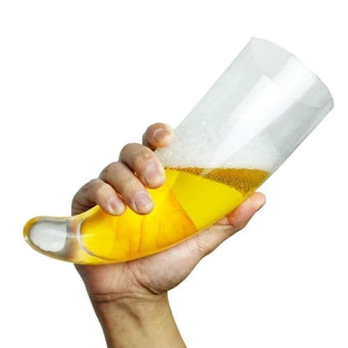 WINKEE Corno birra viking in vetro con supporto in legno in Autocategorizzazione Più Di Più Ideas - Casalnuovo di Napoli, commercioVirtuoso.it
