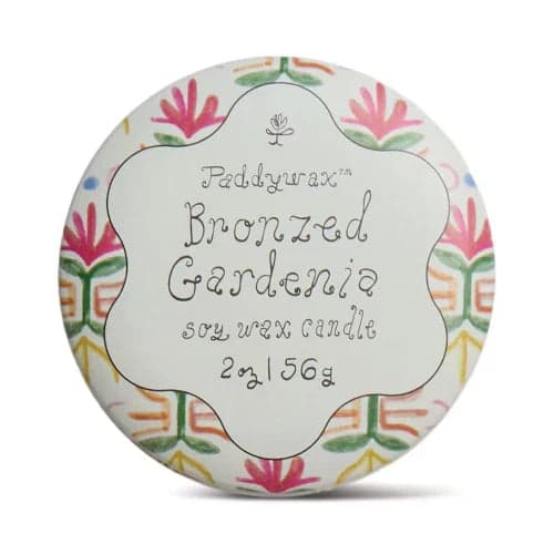 Candela in latta stampata Tulipano 56 g (2 oz) - Gardenia bronzata in Autocategorizzazione Più Di Più Ideas - Casalnuovo di Napoli, commercioVirtuoso.it
