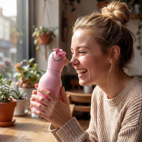Borraccia Bestie a forma di fenicottero 475ml in Autocategorizzazione Più Di Più Ideas - Casalnuovo di Napoli, commercioVirtuoso.it