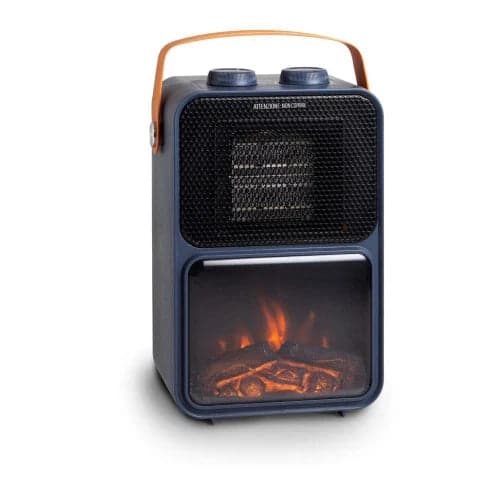 Termoventilatore con oscillazione ed effetto caminetto  1200W