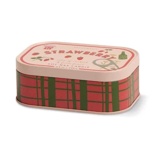 Candela in latta stampata Bistro da 127 g (4,5 oz) con motivo fragola - Fragola in Autocategorizzazione Più Di Più Ideas - Casalnuovo di Napoli, commercioVirtuoso.it