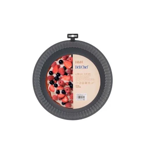 H&H - Stampo Crostata Delì Chef ø 28 cm in Autocategorizzazione Più Di Più Ideas - Casalnuovo di Napoli, commercioVirtuoso.it