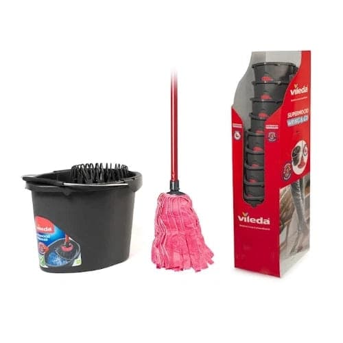 Vileda - Mocio vileda universale completo i con manico in plastica colore antracite in Autocategorizzazione Più Di Più Ideas - Casalnuovo di Napoli, commercioVirtuoso.it