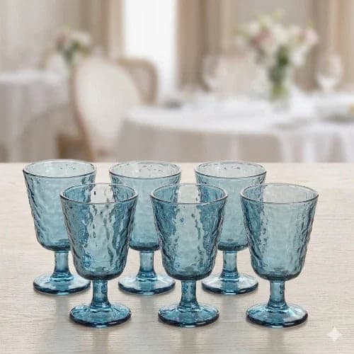 Set 6 Calici Elsa Cc 270 Azzurro in Autocategorizzazione Più Di Più Ideas - Casalnuovo di Napoli, commercioVirtuoso.it