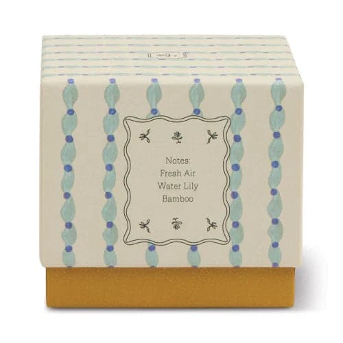Candela in vetro Tulip da 155 g (5,5 oz) blu e ocra - Glicine e Salice in Autocategorizzazione Più Di Più Ideas - Casalnuovo di Napoli, commercioVirtuoso.it