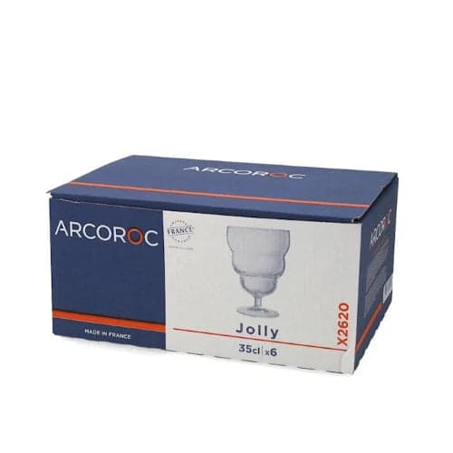 Arc - set 6 Coppe dessert jolly in vetro trasparente cl 35 in Autocategorizzazione Più Di Più Ideas - Casalnuovo di Napoli, commercioVirtuoso.it
