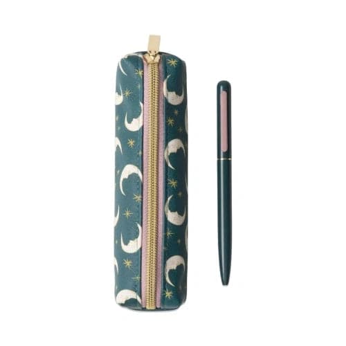 Set penna e astuccio - Teal Moon in Autocategorizzazione Più Di Più Ideas - Casalnuovo di Napoli, commercioVirtuoso.it