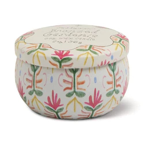Candela in latta stampata Tulipano 56 g (2 oz) - Gardenia bronzata in Autocategorizzazione Più Di Più Ideas - Casalnuovo di Napoli, commercioVirtuoso.it