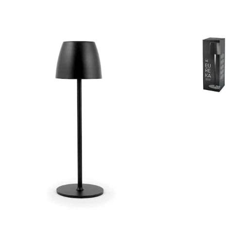 H&H - Lampada eureka da tavolo in metallo nero cm 38 in Autocategorizzazione Più Di Più Ideas - Casalnuovo di Napoli, commercioVirtuoso.it