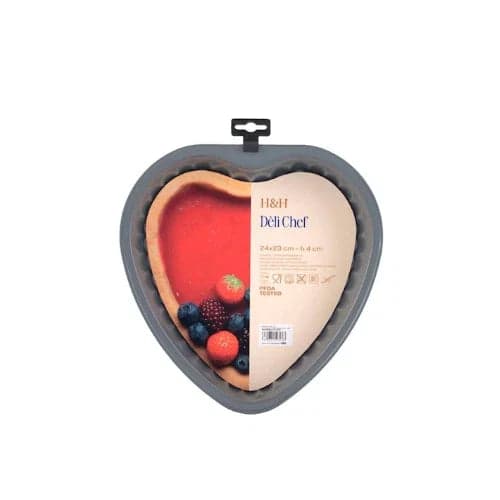 H&H - Stampo Cuore Dèli Chef 24 cm in Autocategorizzazione Più Di Più Ideas - Casalnuovo di Napoli, commercioVirtuoso.it