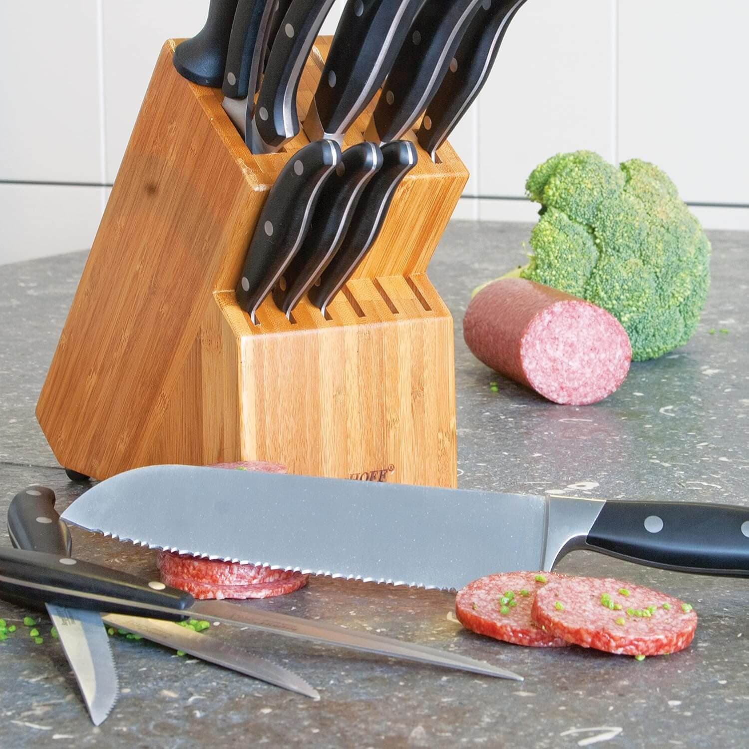 Set coltelli Berghoff Essential  Acciaio in Set di coltelli da cucina The King Luxury - San Marcellino, commercioVirtuoso.it