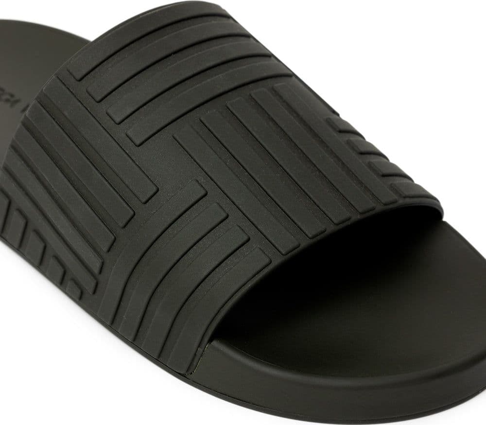 Bottega Veneta Sliders Carpet in Gomma Nera da uomo in Infradito Drestige - Casamassima, commercioVirtuoso.it