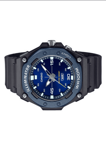 Casio MW-620H-2A – Orologio da Uomo Analogico con Cinturino in Resina, Quadrante Blu, 100 ATM in Orologi da polso Loweconomy - Marineo, commercioVirtuoso.it