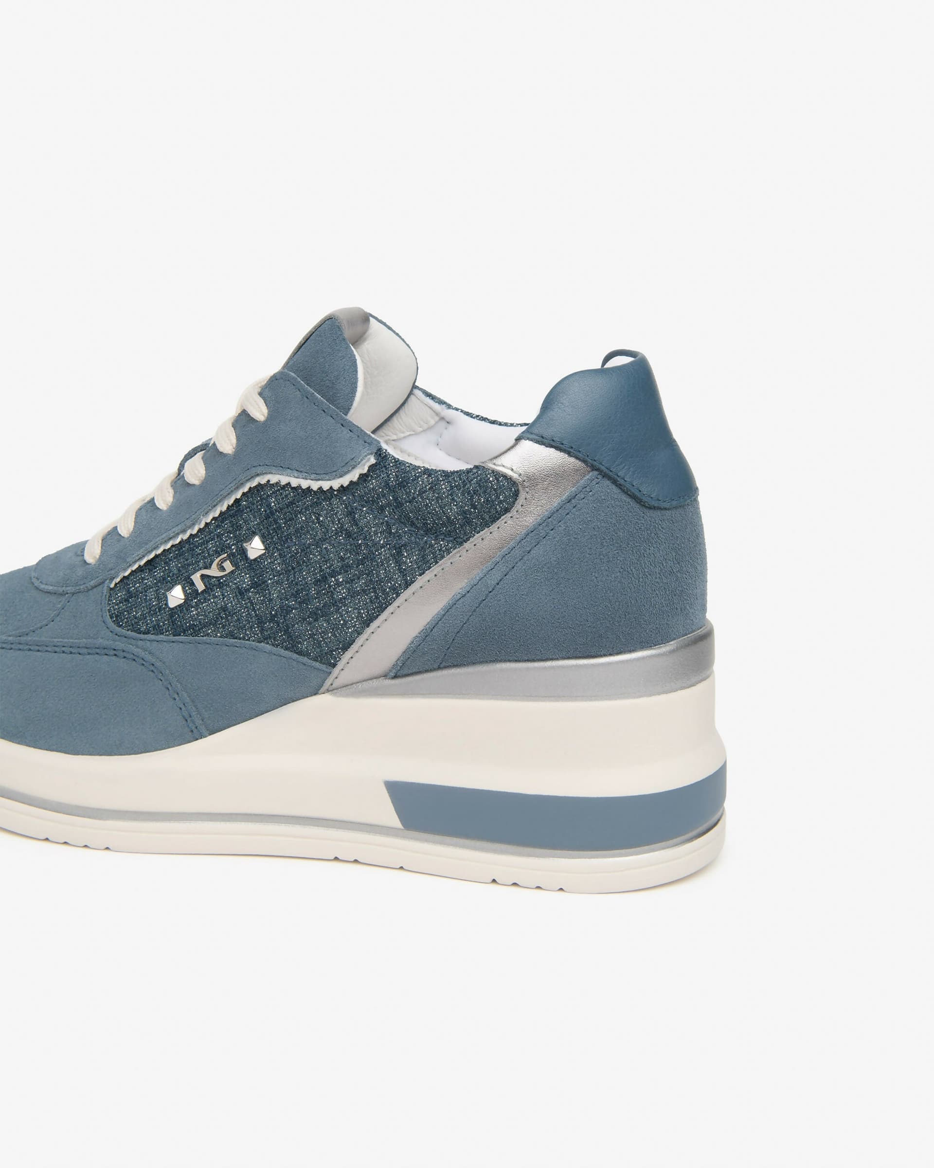 NeroGiardini Donna Sneakers da donna in pelle, tessuto e materiale tecnico in Sneaker casual Cantali Calzature - Randazzo, commercioVirtuoso.it