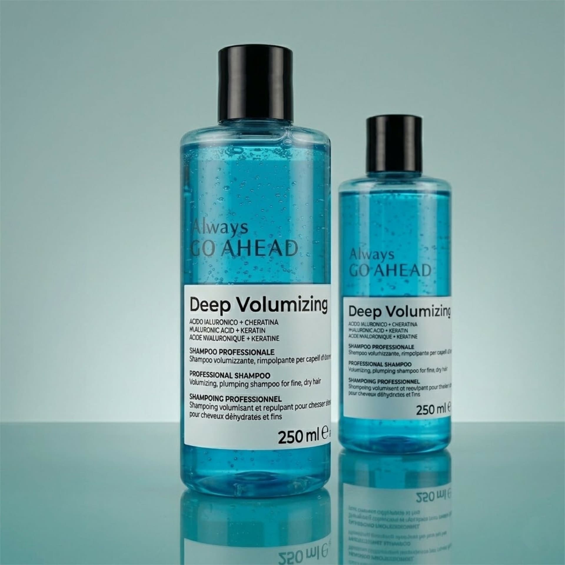 Shampoo Capelli Volumizzante Professionale Acido Ialuronico e Cheratina - Always GO AHEAD - 250ml in Balsami BasketGuru Italia - Palermo, commercioVirtuoso.it