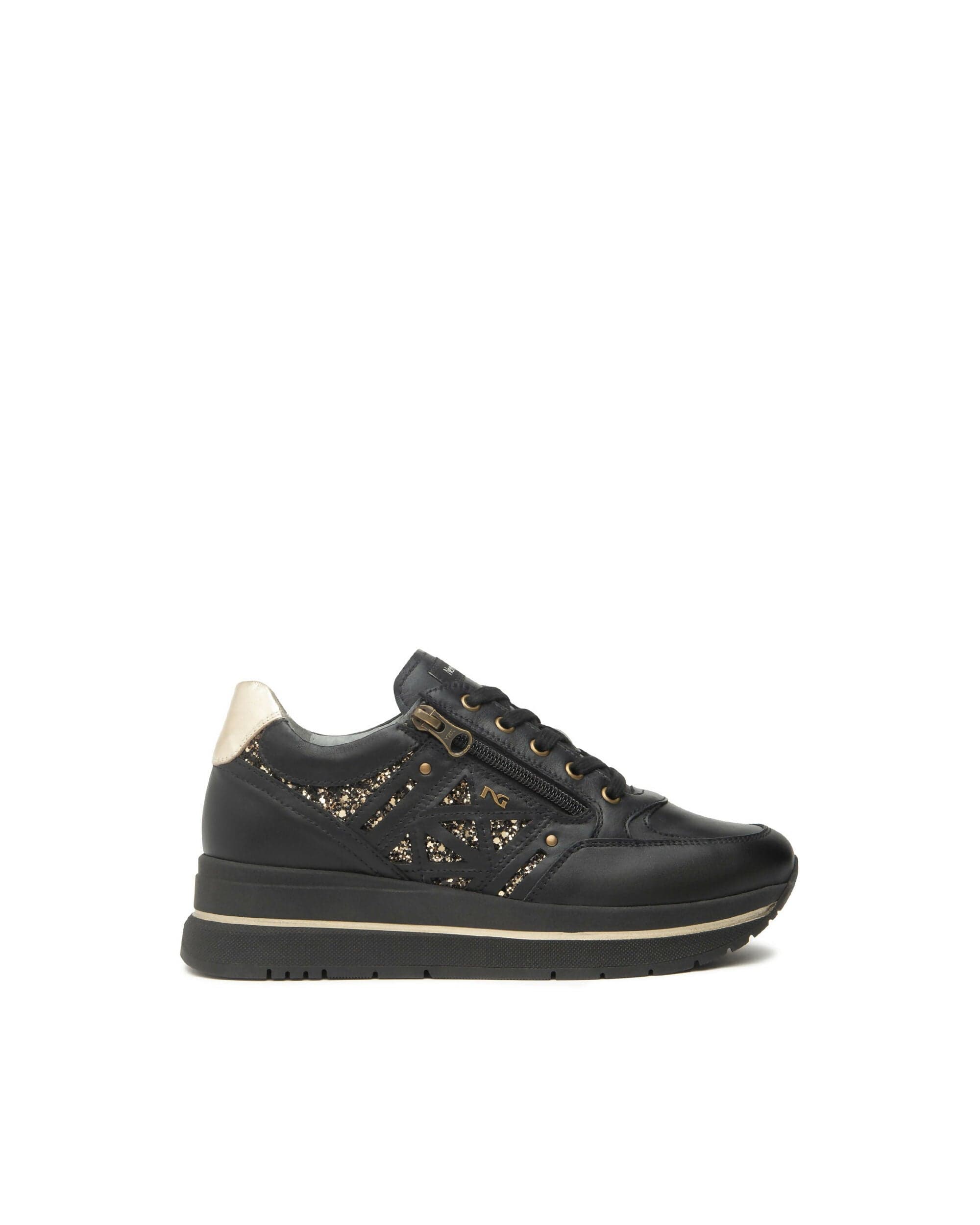 NeroGiardini Donna Sneakers in Pelle e Materiale Tecnico