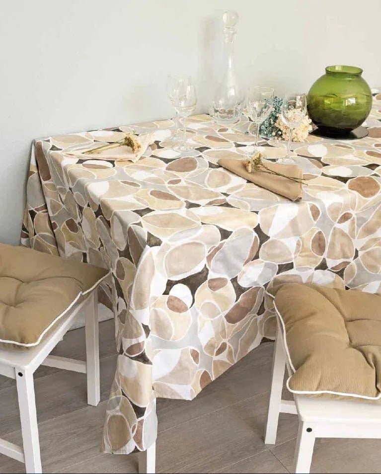 Tovaglia da Tavola Maestri Cotonieri Ellisse  Cotone in Tovaglie The King Luxury - San Marcellino, commercioVirtuoso.it