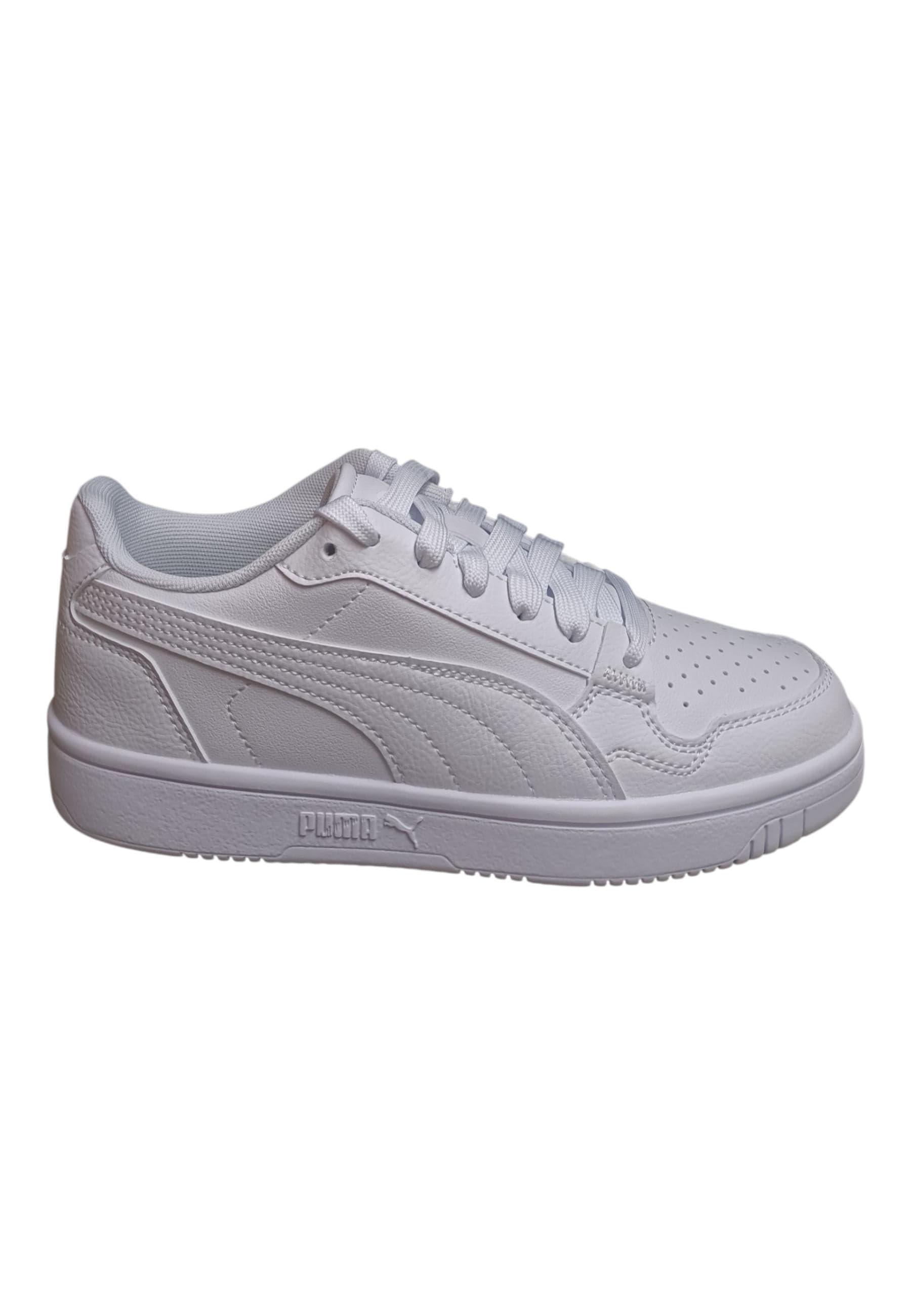Puma Rebound Sneakers Bambino Ragazzo Bianco - Scarpe Ginnastica Lacci - 6