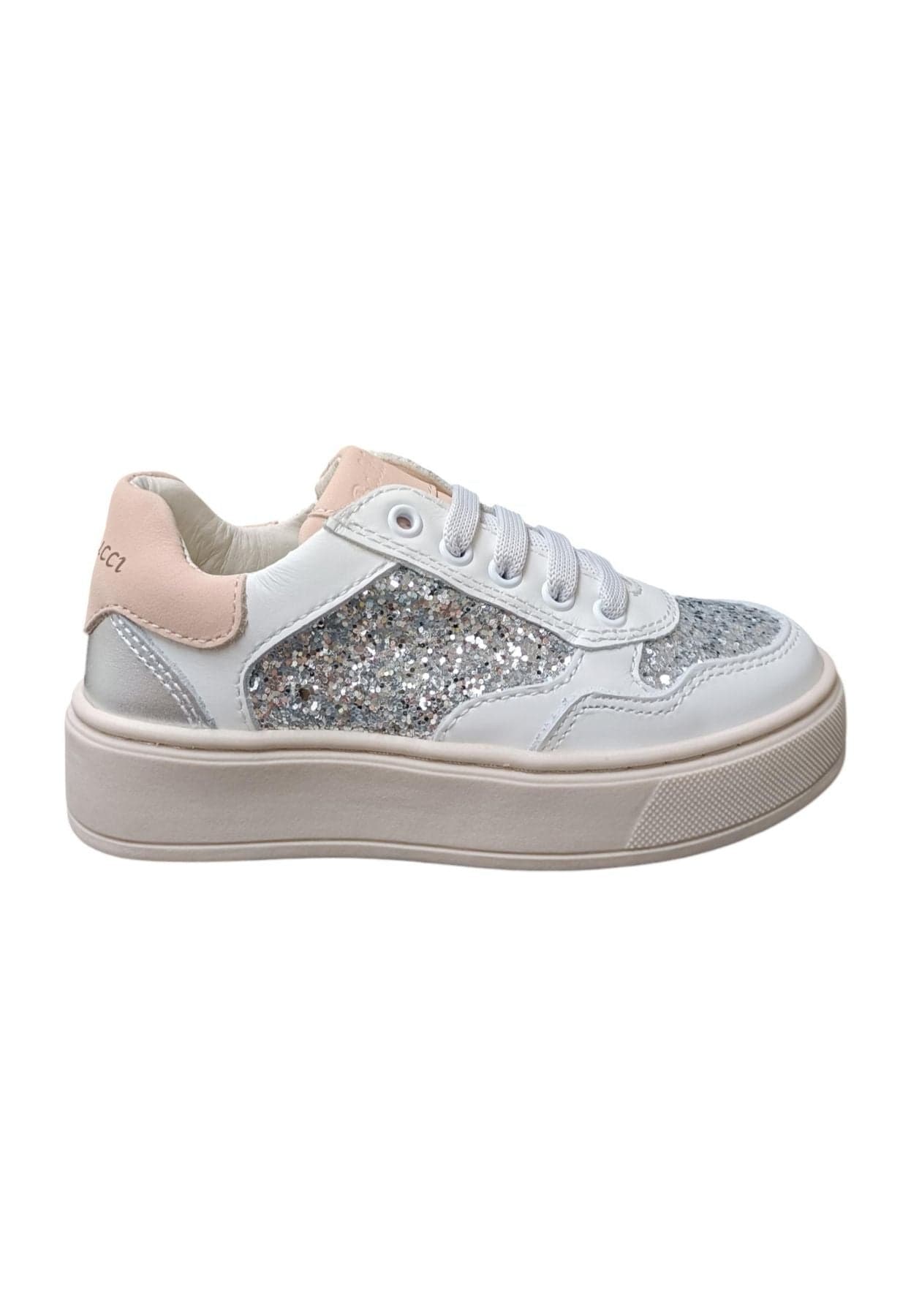 Scarpe sneakers Bambine e ragazze balducci KIABI  bianco-rosa laccio e zip laterale - 6
