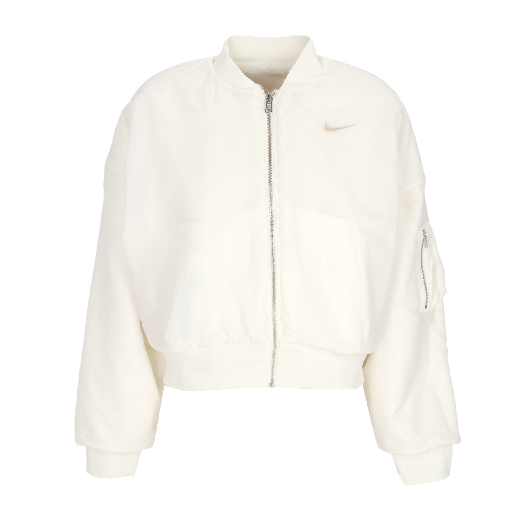 Nike Pelliccia Donna W Sportswear Reversible Faux Fur Bomber Sail/sanddrift da donna in Giacche sportive e tecniche Drestige - Casamassima, commercioVirtuoso.it