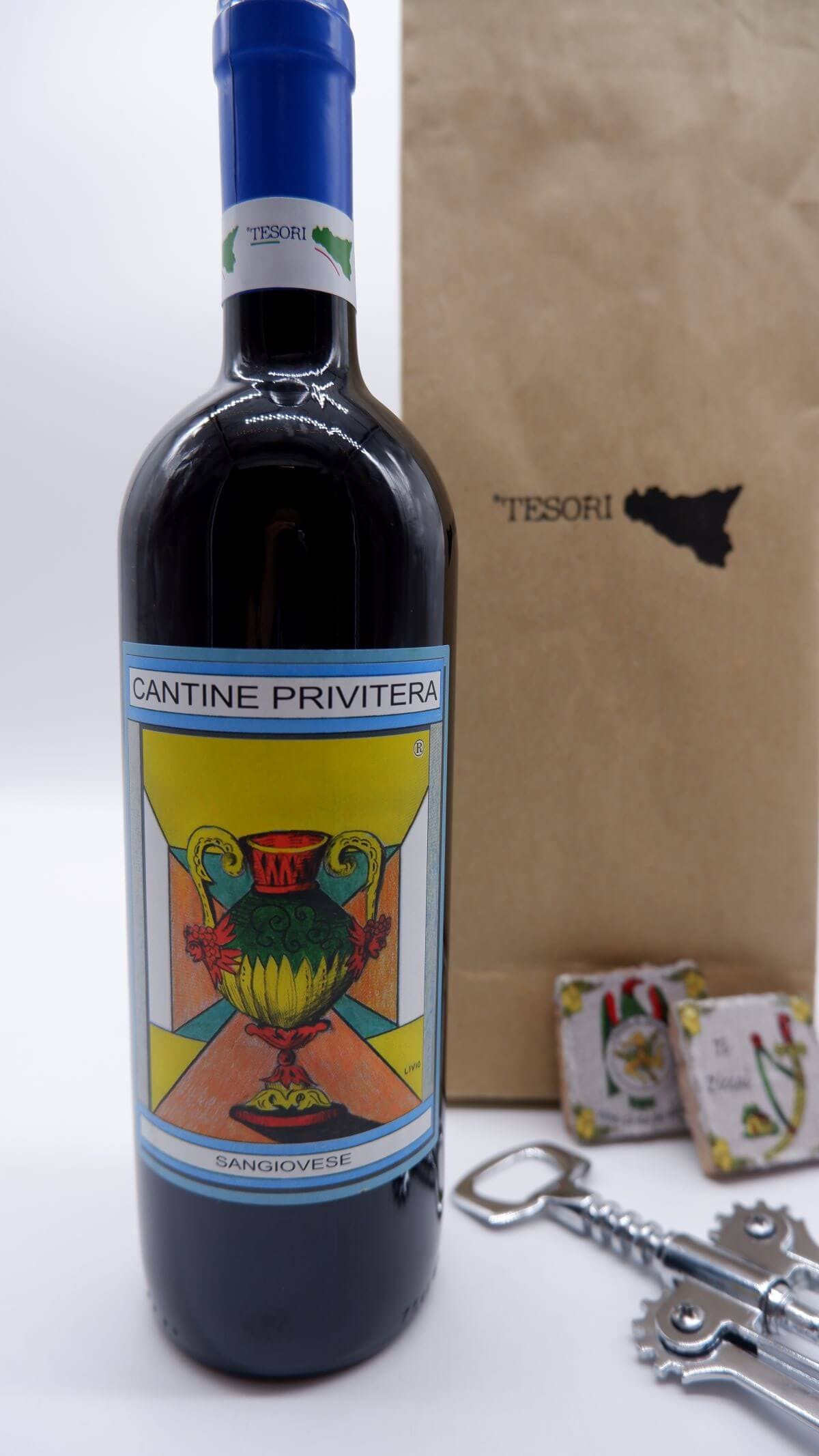 Vino Rosso Sangiovese in Vino rosso Tesori Di Sicilia - Nicosia, commercioVirtuoso.it