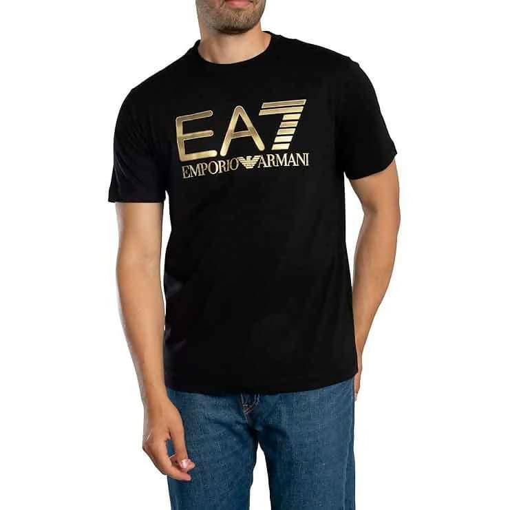 Emporio Armani T-Shirt Uomo Logo Series in Cotone Con Maxi Logo in T-shirt Euforia - Bronte, commercioVirtuoso.it