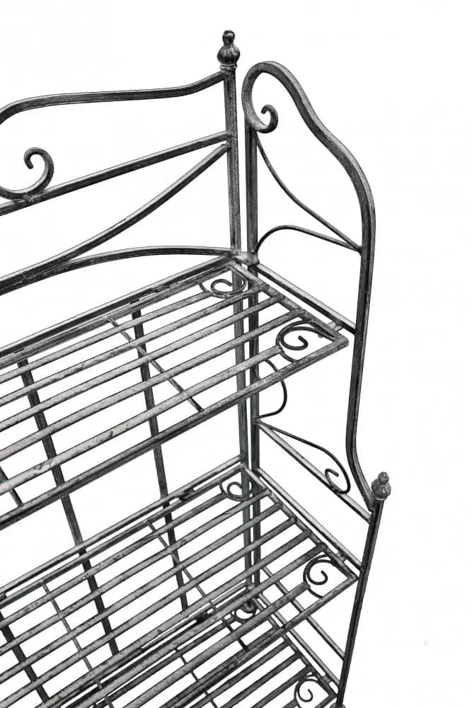 Scaffale Da Terra Stile Provenzale Ferro Bianco Intagliato in Librerie Shopbagno.it - Roma, commercioVirtuoso.it