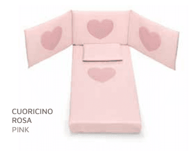 Corredo Tessile 3PZ Cuoricini Cuoricino in Copricuscini e federe La Casa Del Bebè - Napoli, commercioVirtuoso.it