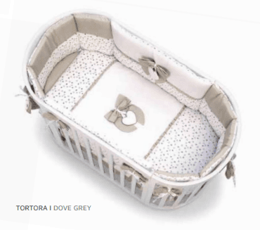Corredo Tessile Letto Ovale Cuoricino Leonardo in Set copripiumini e federe La Casa Del Bebè - Napoli, commercioVirtuoso.it