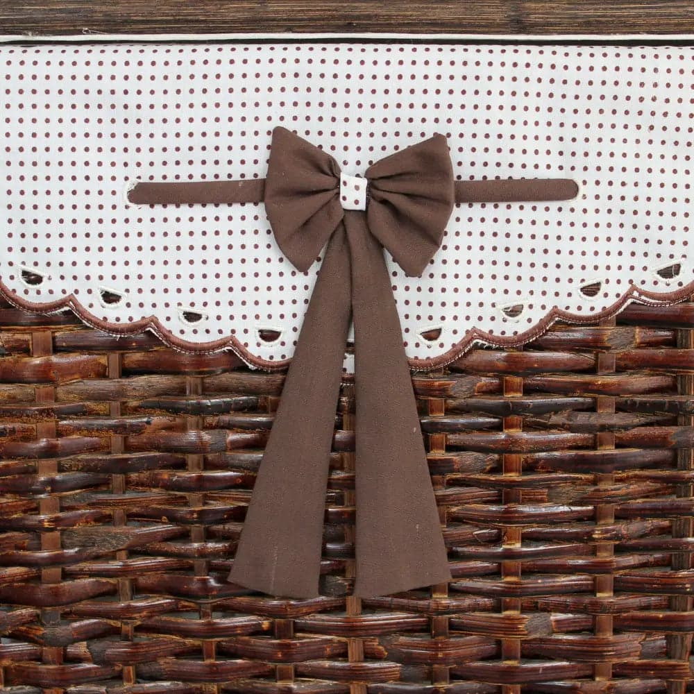 Set di 5 Cesti Porta Biancheria Rattan e Tessuto in Ceste per la biancheria Shopbagno.it - Roma, commercioVirtuoso.it
