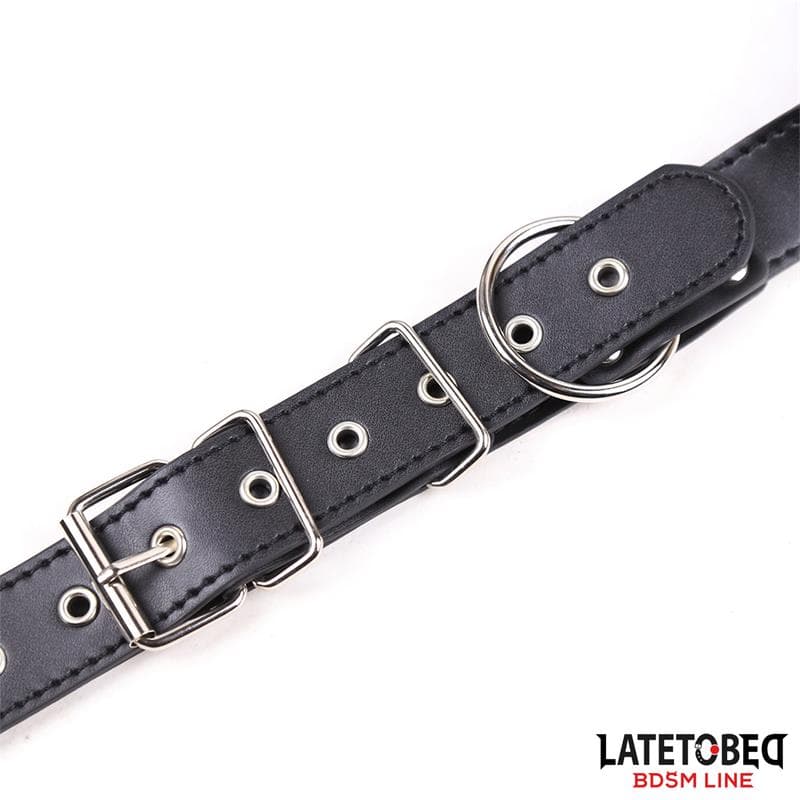 Bondage set blocco posizioni nero regolabile ideale per BDSM e fetish kit Latetobed in prodotto Erosdom - Palmi, commercioVirtuoso.it