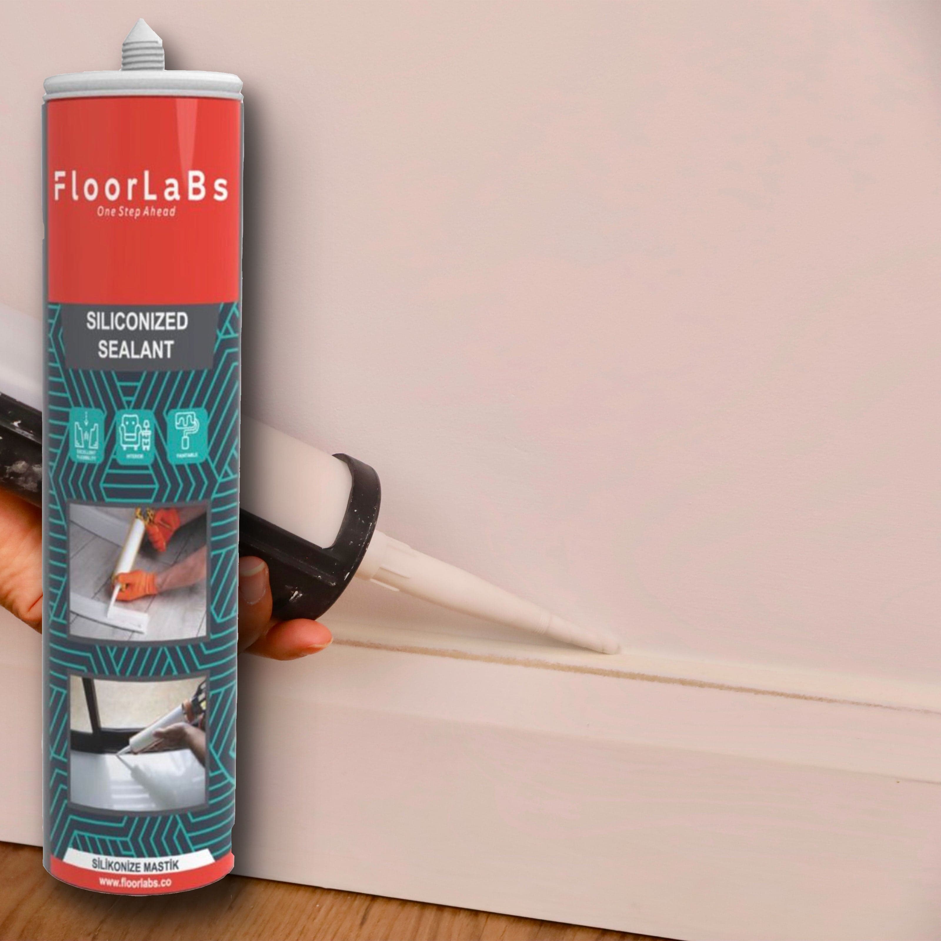 Silicone acrilico sigillante BIANCO 500gr per Legno, Pvc, ferro, alluminio battiscopa ecc - Eternal Parquet