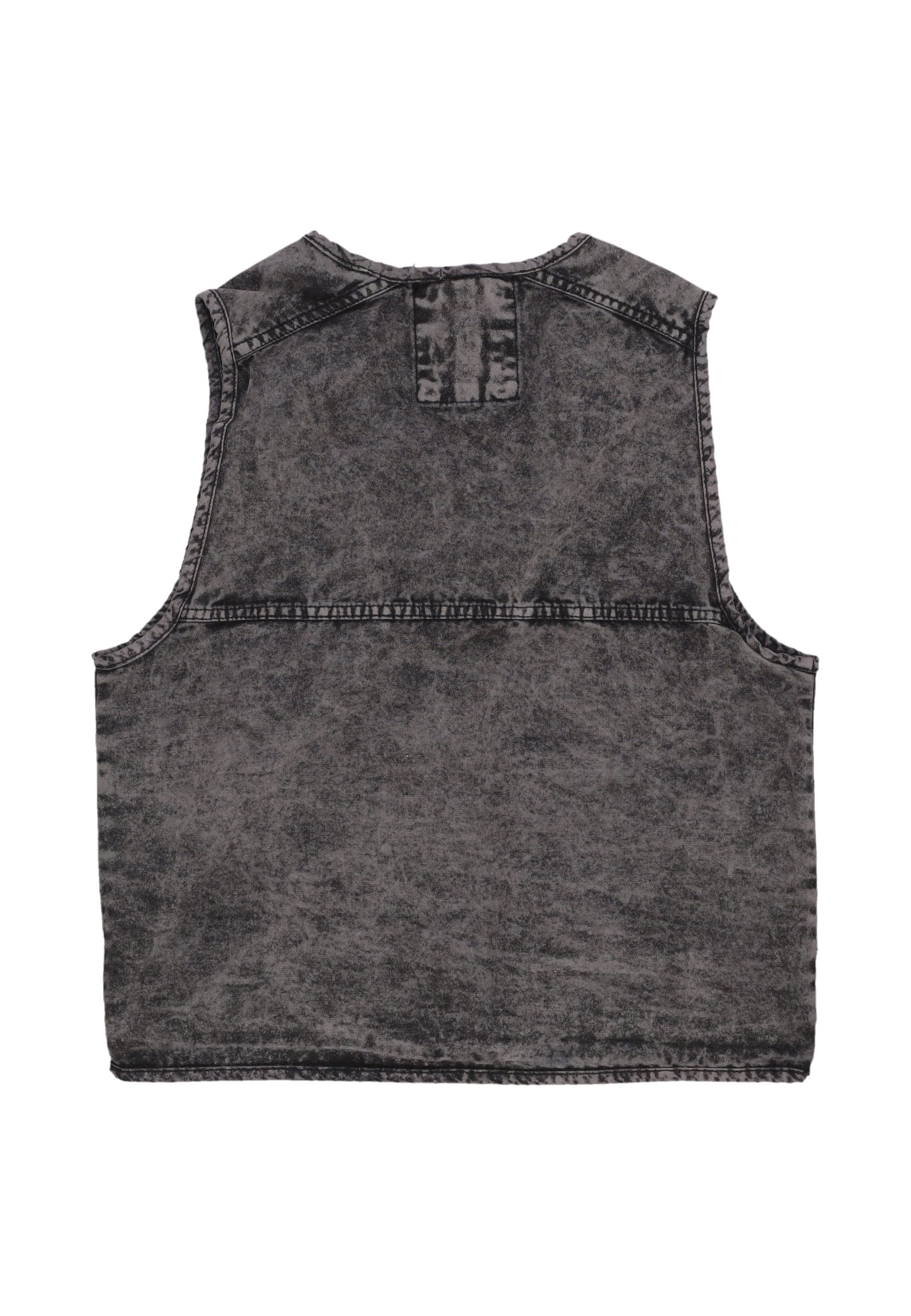 ALPHA INDUSTRIES Smanicato Uomo Canvas Acid Vest Black da uomo in Gilet Drestige - Casamassima, commercioVirtuoso.it