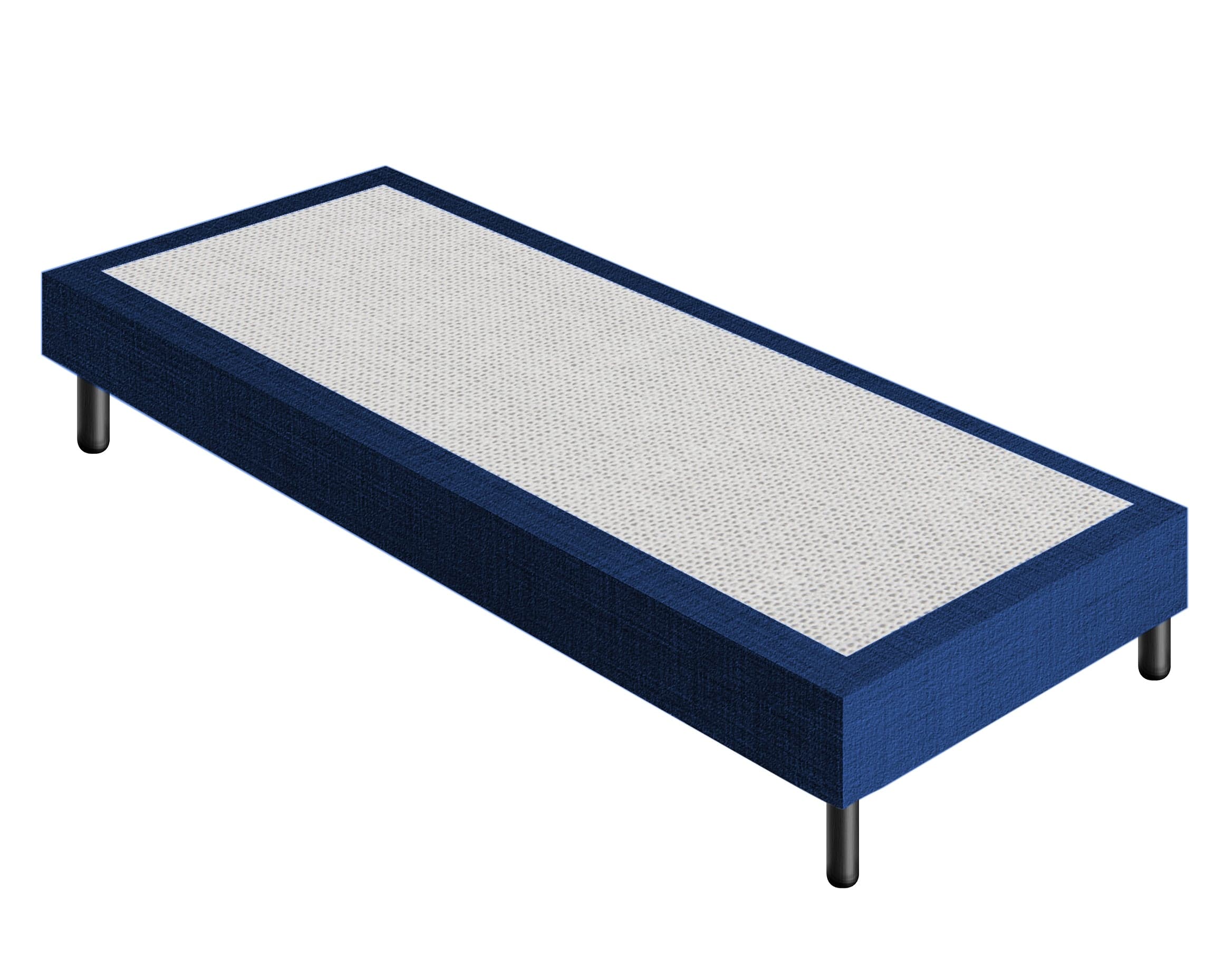 Letto Sommier Blu Rivestito - Resistente fino a 120 Kg per Persona in Basi a doghe iLoveSleep - Concesio, commercioVirtuoso.it