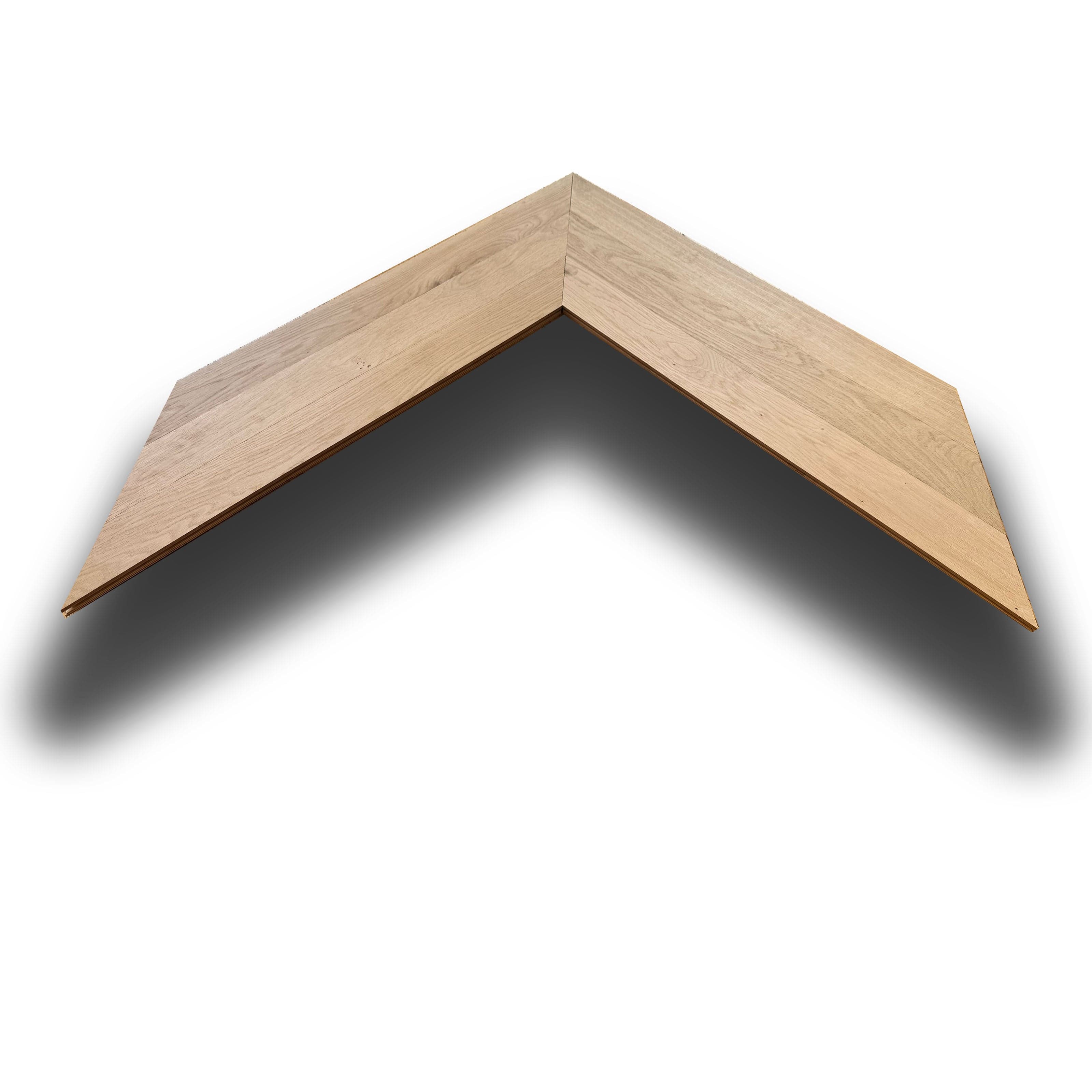 €39,99MQ *MEGA STOCK* Lotto da 108mq di Parquet Rovere Prefinito Spina Ungherese (prelevigato grezzo)   15,5x90x800mm (4mm nobile) - Eternal Parquet
