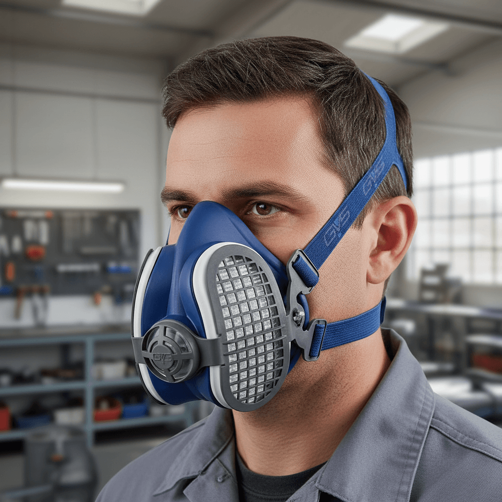 Maschera P3 Elipse con Filtri Intercambiabili Maschera Gvs contro Vapori di Ammoniaca in Respiratori riutilizzabili Dresswork - Como, commercioVirtuoso.it