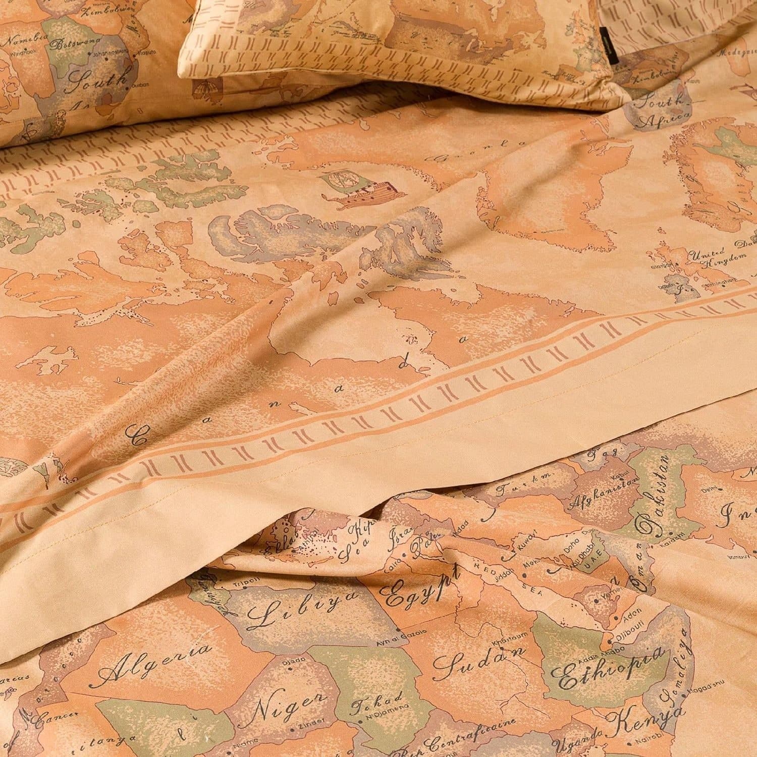 Completo lenzuola copriletto matrimoniale Alviero Martini 1 classe art.Geo Classic in Set di biancheria da letto Biancheria Arredo Home - Nola, commercioVirtuoso.it