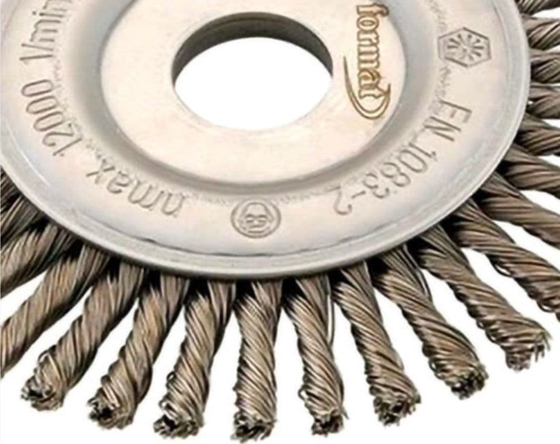 STANLEY - SPAZZOLA CIRCOLARE CON GAMBO - ACCIAIO 75 MM. in Spazzole metalliche Stockdoc - Terni, commercioVirtuoso.it