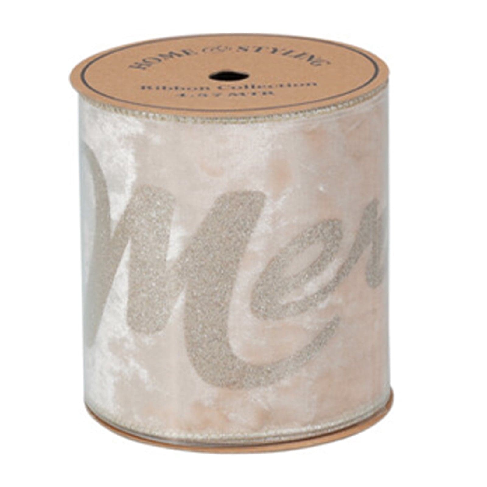 Nastro per decorazioni natalizie con motivi decorativi e strass da 457 cm - 14