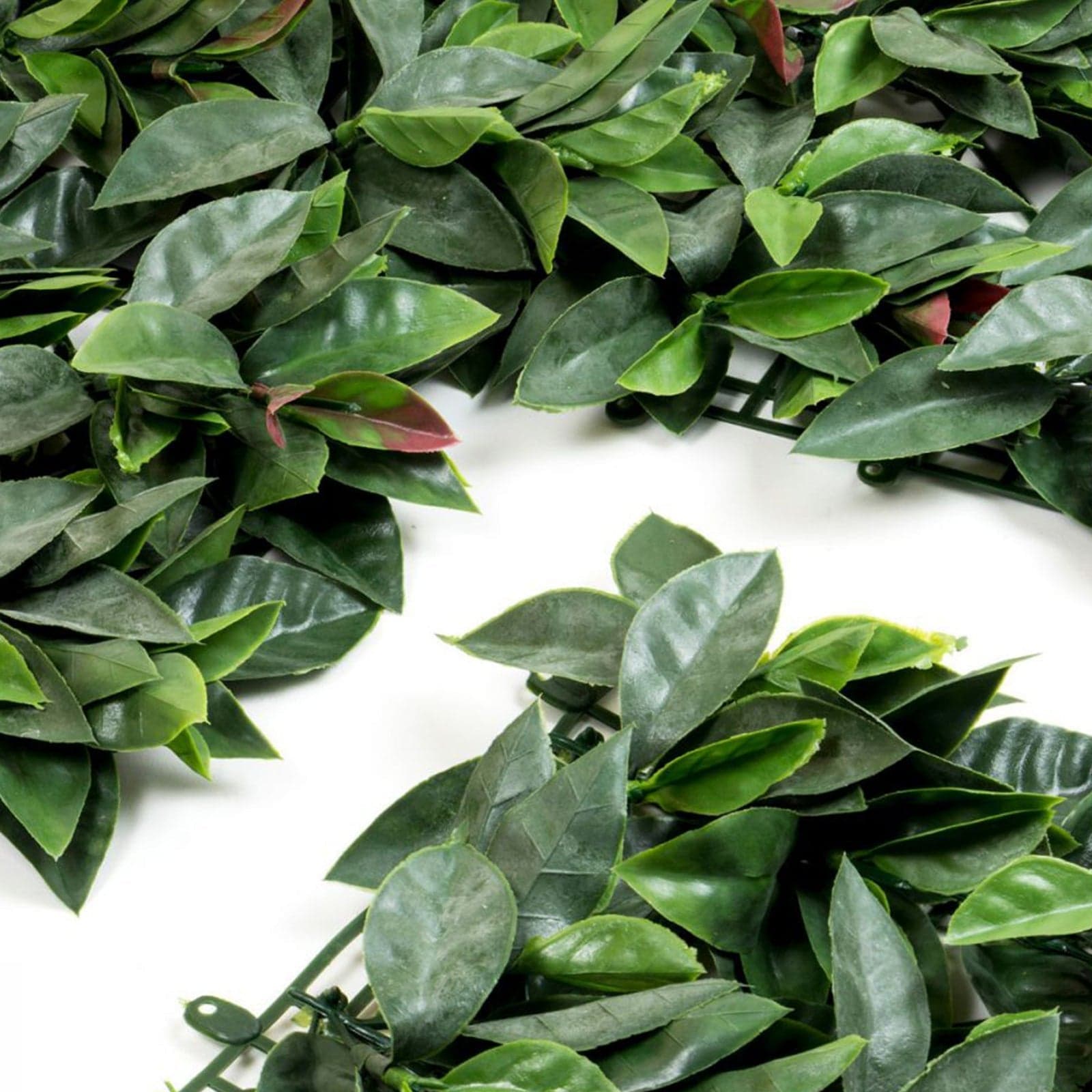 Siepe artificiale 3D Photinia rossa decorazione per balconi e giardino anti uv 1 x 1 Mt in Recinzioni decorative La Zappa - Altamura, commercioVirtuoso.it