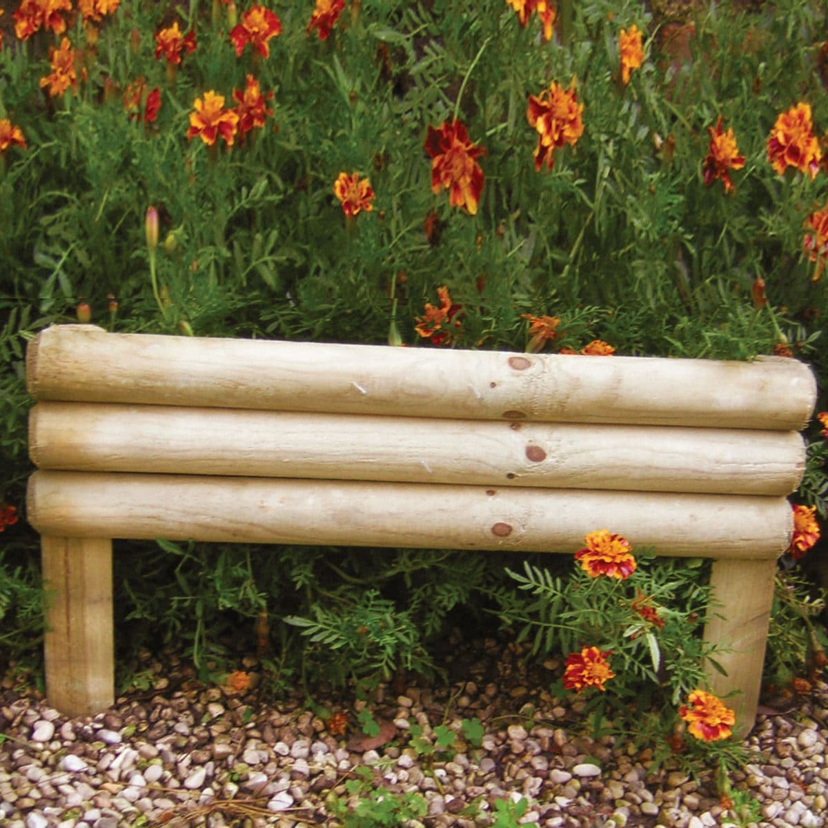 Bordura per aiuole in legno in pino naturale per recinzioni giardino e terrazzo 55 cm in Recinzioni decorative La Zappa - Altamura, commercioVirtuoso.it