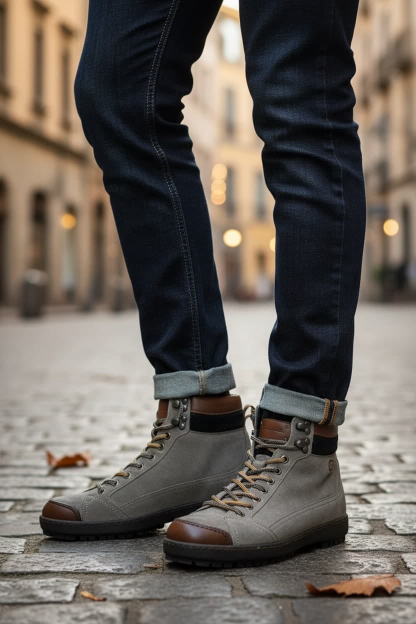 Scarpa Uomo Santoni - Scarponcino Stringato in Stivali Couture - Sestu, commercioVirtuoso.it