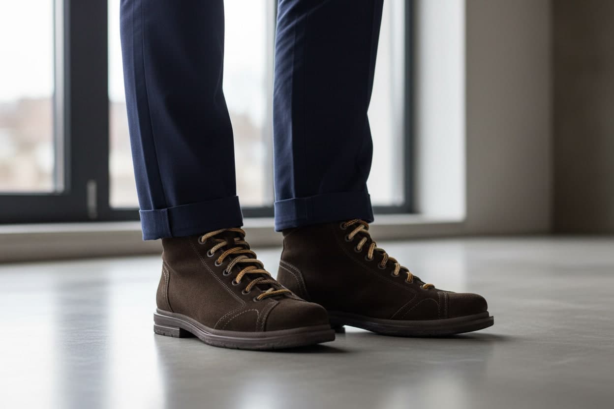 Scarpa Uomo Santoni - Scarponcino Stringato in Stivali Couture - Sestu, commercioVirtuoso.it