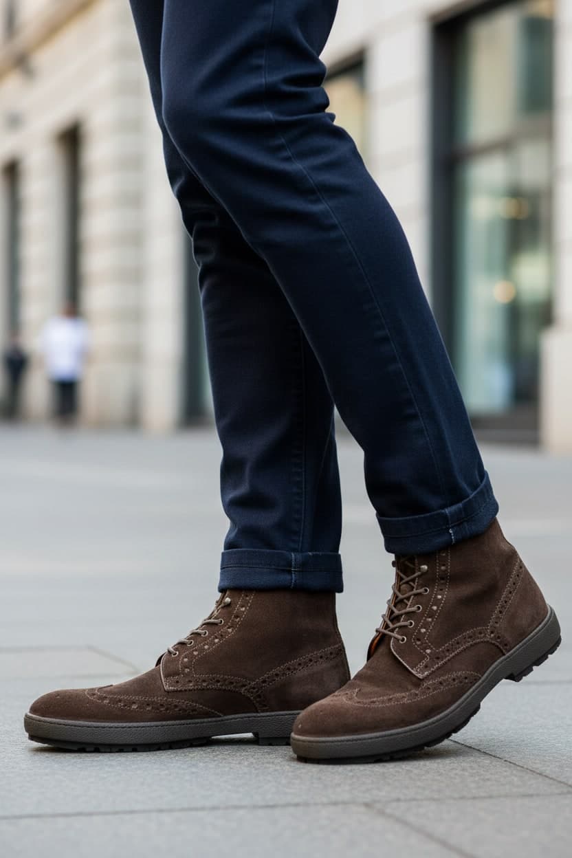 Scarpa Uomo Santoni - Stivaletti Stringati in Stivali Couture - Sestu, commercioVirtuoso.it