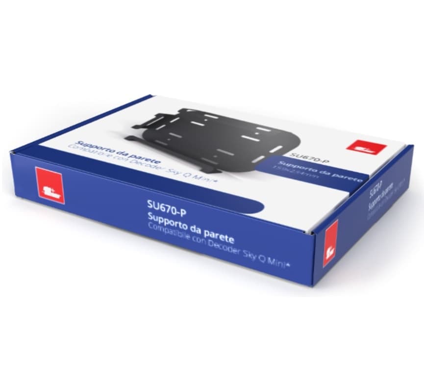 Supporto da parete compatibile con Decoder Sky Q Mini ALPHA ELETTRONICA SU670-P in Supporti da parete e da soffitto DFP Elettronica Store - Scafati, commercioVirtuoso.it