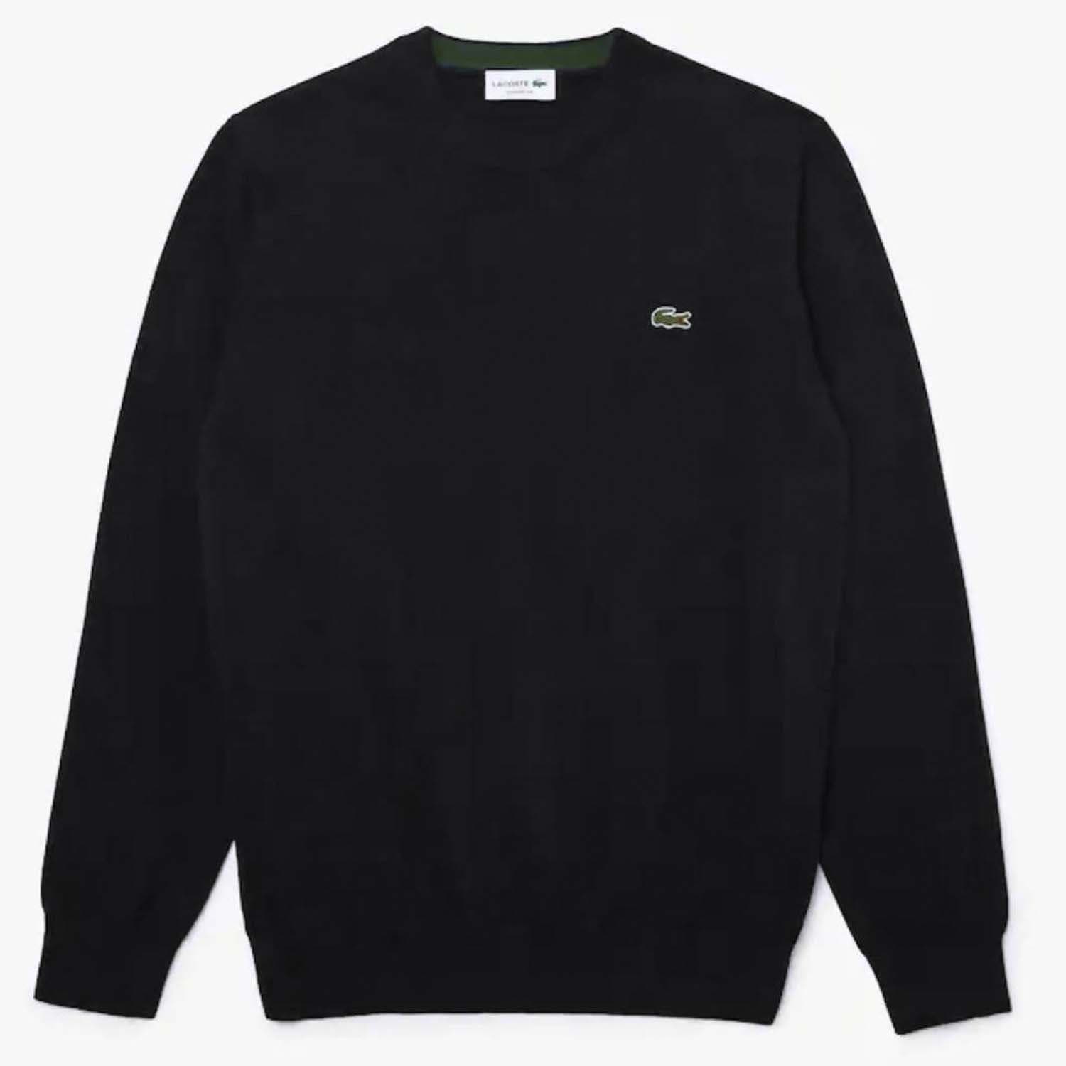 Lacoste Pullover Uomo Blu Girocollo 100% Cotone Organico Maglione Fashion Logo Coccodrillo Collo Rotondo in Maglioni Euforia - Bronte, commercioVirtuoso.it