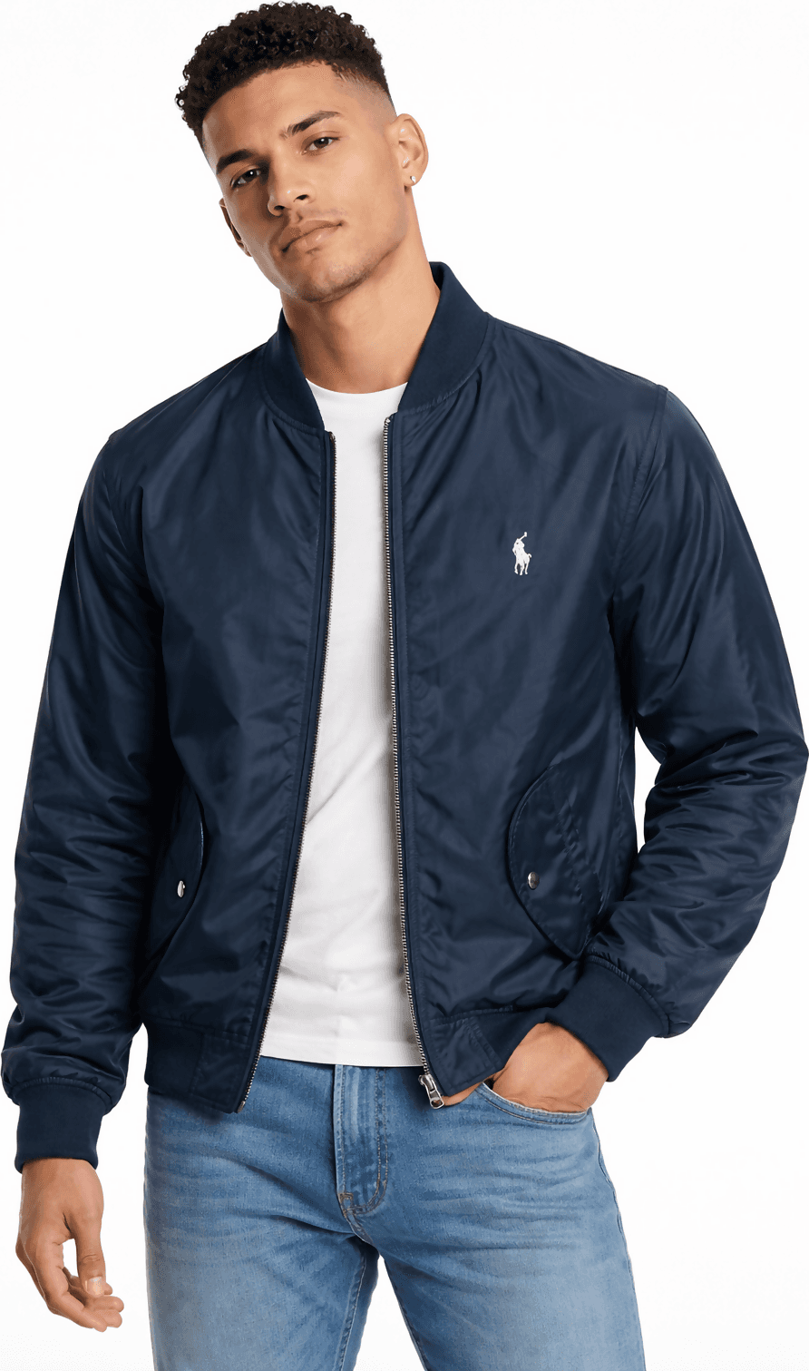 Polo Ralph Lauren Giacca Leggera Uomo Impermeabile Bomber Uomo Pony Ricamato Tasche E Zip in Giacche Euforia - Bronte, commercioVirtuoso.it