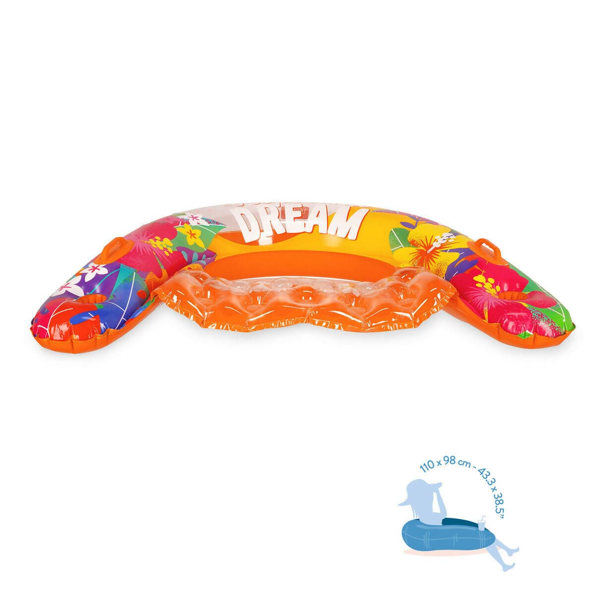 Poltrona gonfiabile per piscina - Tropicana Dream in Teli per materassini Cartoleria Deja Vu - Crotone, commercioVirtuoso.it